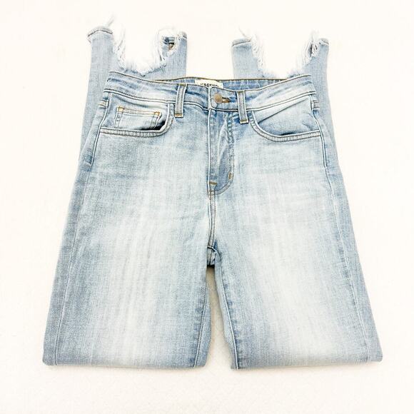L'Agence High Line Skinny High Rise Classic Brasie Light Wash Denim jean Size 25 - Picture 4 of 8
